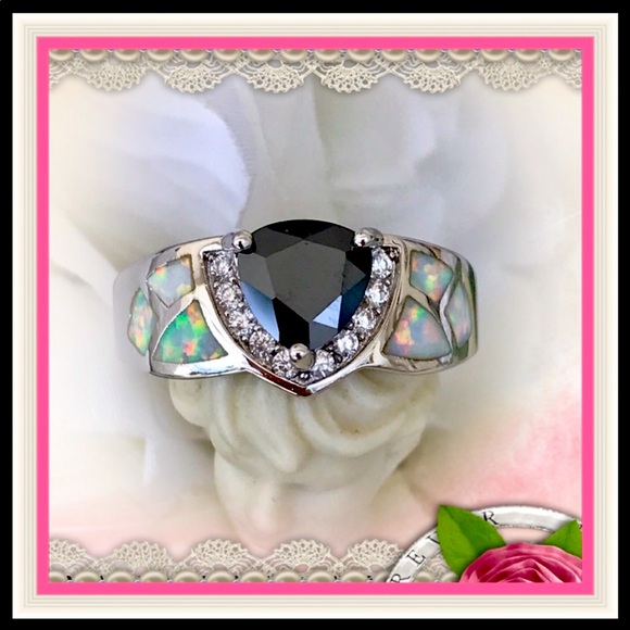🌺🌴🌺 BLACK ONYX OPAL RING 🌺🌴🌺 - Picture 7 of 7